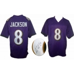 Lamar Jackson signed Baltimore Ravens custom football jersey JSA Authenticated